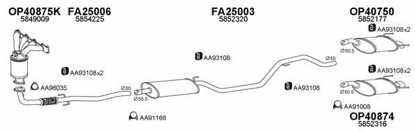  400506 Exhaust system 400506