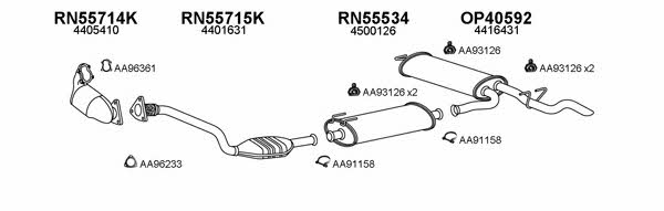  400521 Exhaust system 400521