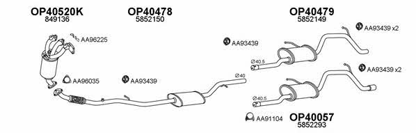  400524 Exhaust system 400524
