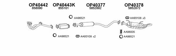  400170 Exhaust system 400170