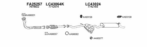  430016 Exhaust system 430016