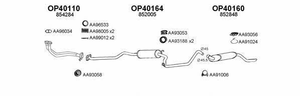  400262 Exhaust system 400262