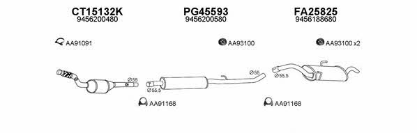  430103 Exhaust system 430103
