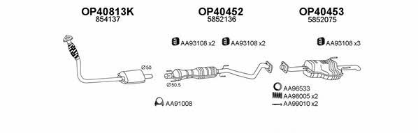  400414 Exhaust system 400414