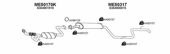  500137 Exhaust system 500137