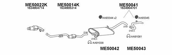  500227 Exhaust system 500227