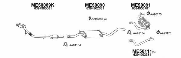  500230 Exhaust system 500230