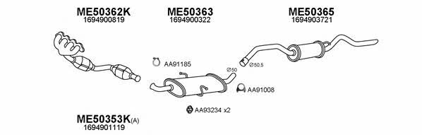  500250 Exhaust system 500250
