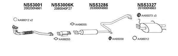  530002 Exhaust system 530002