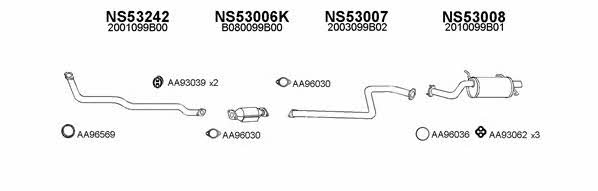  530046 Exhaust system 530046