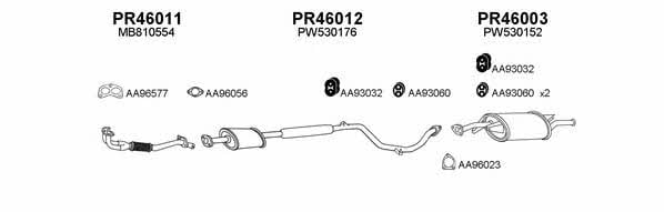  460009 Exhaust system 460009