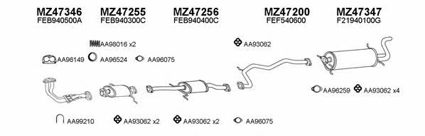  470066 Exhaust system 470066