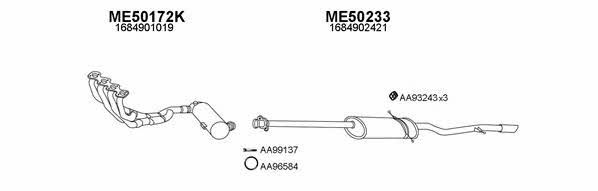  500052 Exhaust system 500052