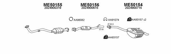  500061 Exhaust system 500061