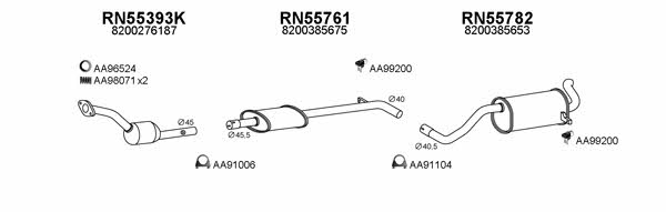 Veneporte 550608 Exhaust system 550608