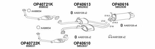  770041 Exhaust system 770041