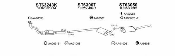  630130 Exhaust system 630130