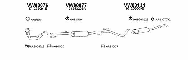  800237 Exhaust system 800237