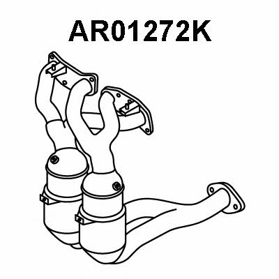 Veneporte AR01272K Catalytic Converter AR01272K