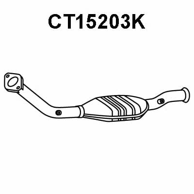 Veneporte CT15203K Catalytic Converter CT15203K