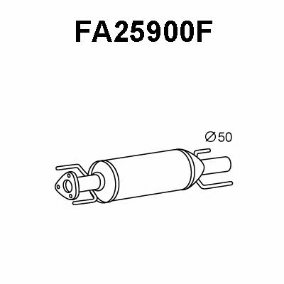 Veneporte FA25900F Diesel particulate filter DPF FA25900F