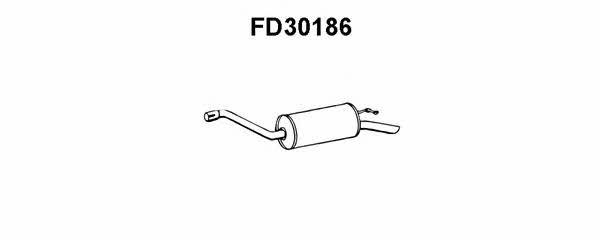 Veneporte FD30186 End Silencer FD30186