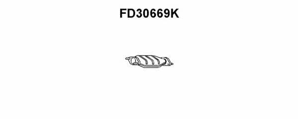 Veneporte FD30669K Catalytic Converter FD30669K