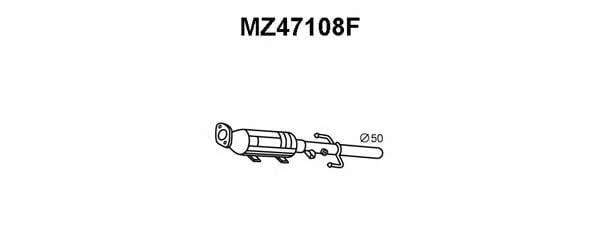 Veneporte MZ47108F Diesel particulate filter DPF MZ47108F