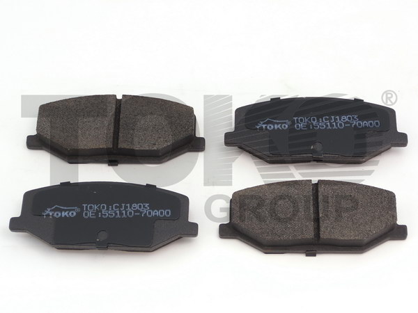 Toko T2117003 Front disc brake pads, set T2117003
