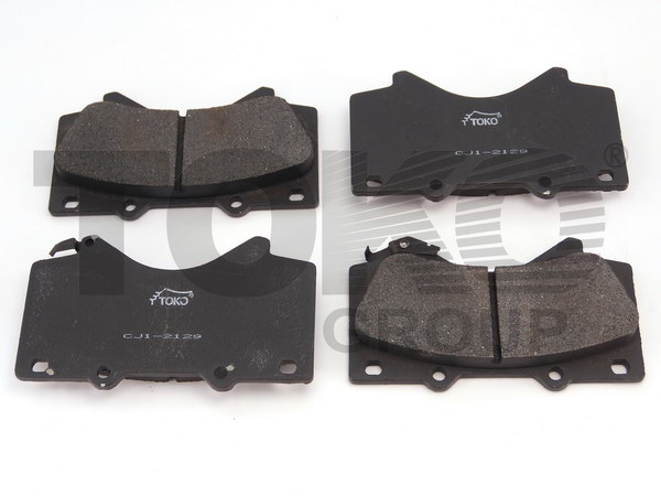 Toko T2115129W Rear disc brake pads, set T2115129W
