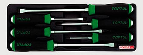 GAAT0601 Toptul A set of 6 screwdrivers
