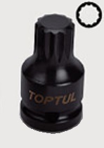 Impact Spline socket M18, 1/2" Toptul KADB1618S