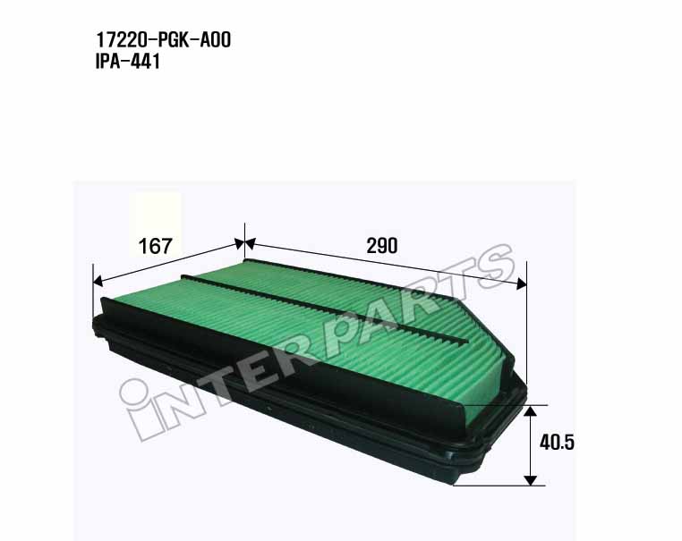 Interparts filter IPA-441 Air filter IPA441