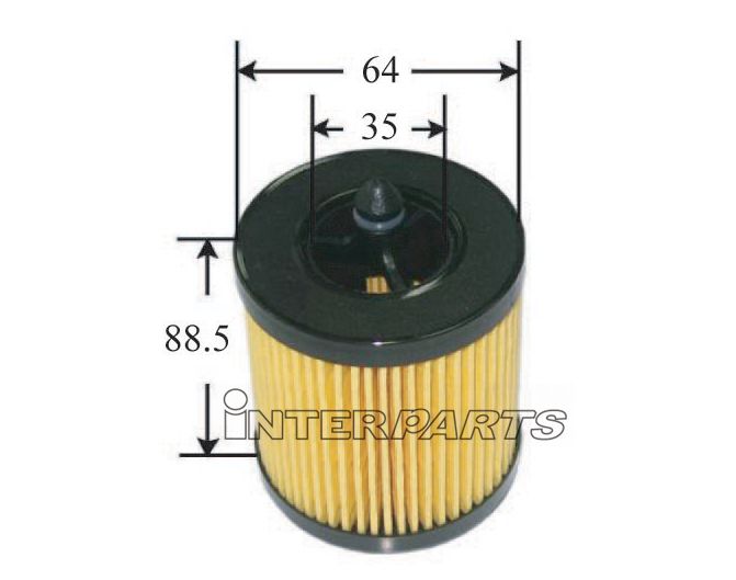 Interparts filter IPEO-744 Oil Filter IPEO744