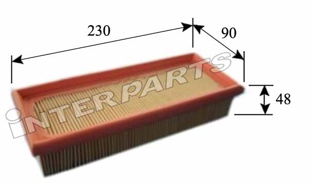 Interparts filter IPA-P034 Air filter IPAP034