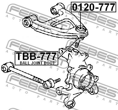 Ball joint Febest 0120-777