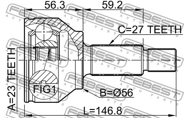 Buy Febest 2110-GE at a low price in United Arab Emirates!