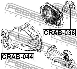 Febest Rear bushing gearbox mounting rear – price 115 PLN