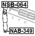 Shock absorber bushing Febest NSB-064