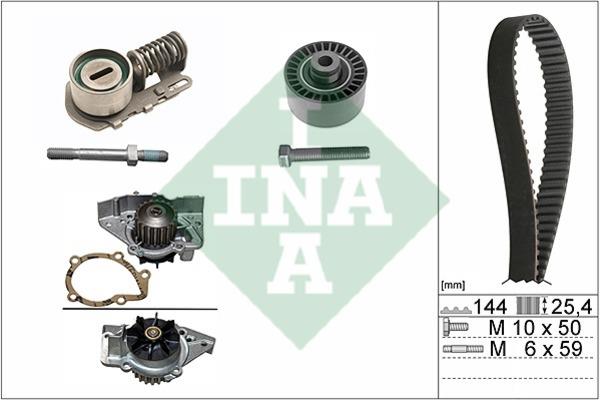 INA 530 0115 30 TIMING BELT KIT WITH WATER PUMP 530011530