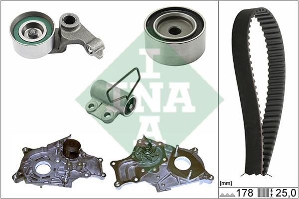 INA 530 0543 31 TIMING BELT KIT WITH WATER PUMP 530054331