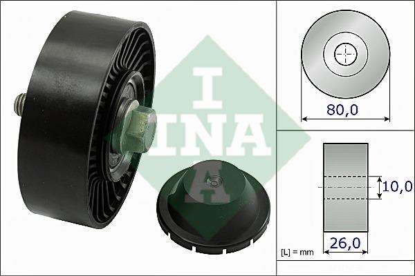 INA 532 0512 10 Idler Pulley 532051210