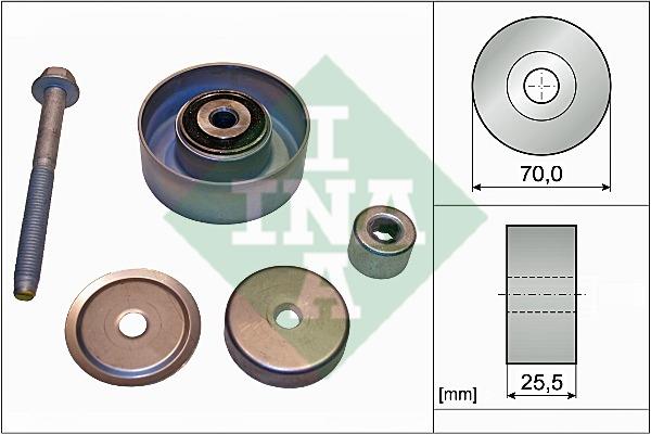 INA 532 0665 10 Idler Pulley 532066510