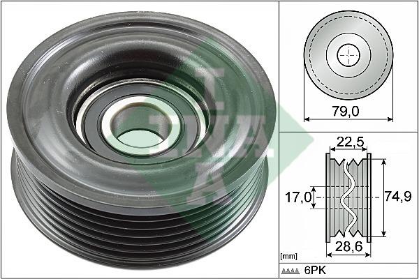 INA 532 0721 10 Idler Pulley 532072110