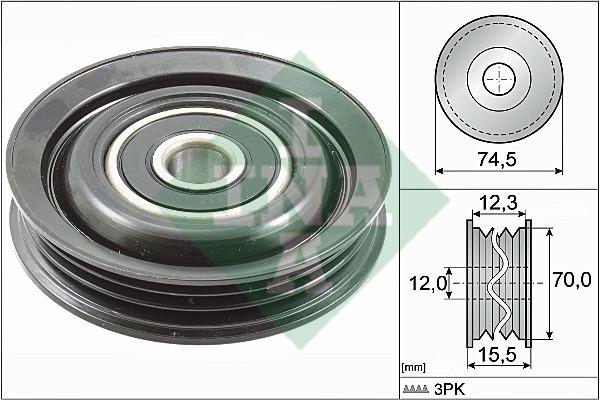 INA 532 0786 10 Idler Pulley 532078610