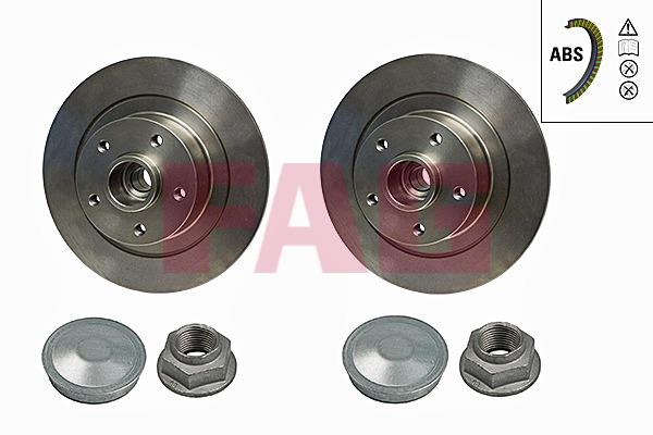 FAG 713 5311 70 Rear brake disc, non-ventilated 713531170