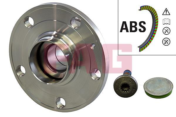 Wheel hub with rear bearing FAG 713 6110 00