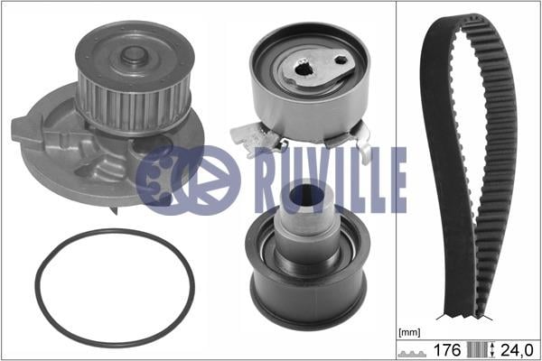 Ruville 55305701 TIMING BELT KIT WITH WATER PUMP 55305701