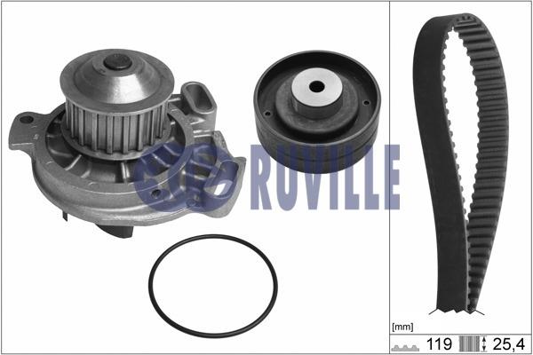 Ruville 55401711 TIMING BELT KIT WITH WATER PUMP 55401711