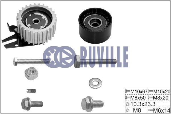 Ruville 5603651 Timing Belt Pulleys (Timing Belt), kit 5603651